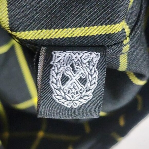 Dixxon Flannel Company Shirt Mens XL Black Yellow Chessboxin Plaid Casual - Picture 6 of 10